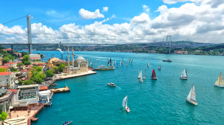 Istanbul: View on the Bosphorus