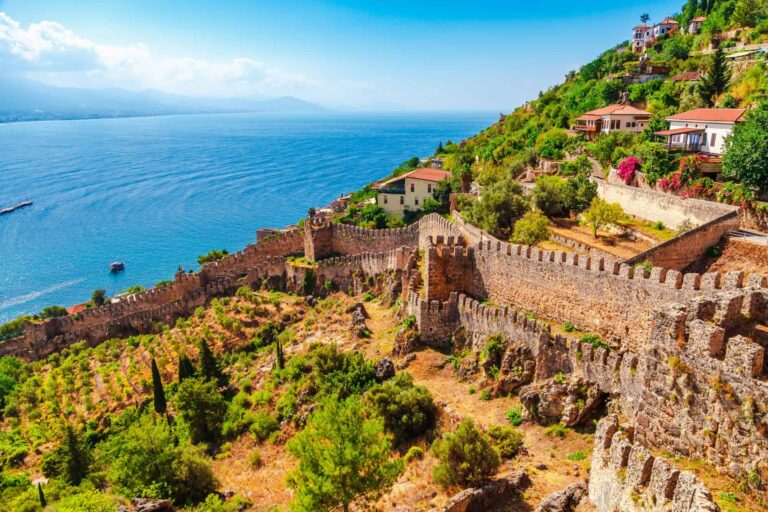 Turquoise Coast - Alanya castle.